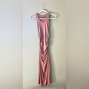 Enza Costa Ruched Side Bodycon Maxi Dress